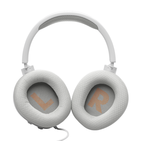 JBL Quantum 100M2 - White - Wired over-ear gaming headset with detachable mic and mute option - Detailshot 4